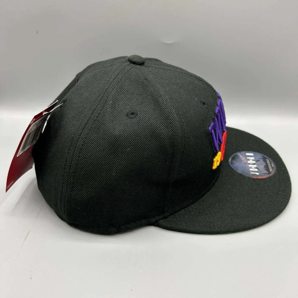 Air Jordan True Hat Men Black World Champ Jumpman Snap Back Cap New